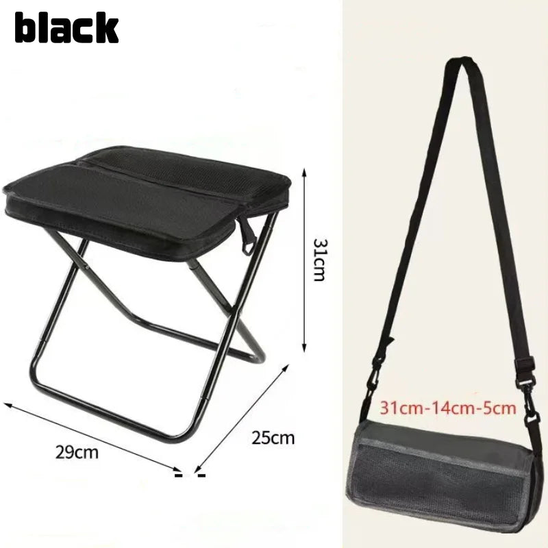 Outdoor Folding Backpack-Style Bench