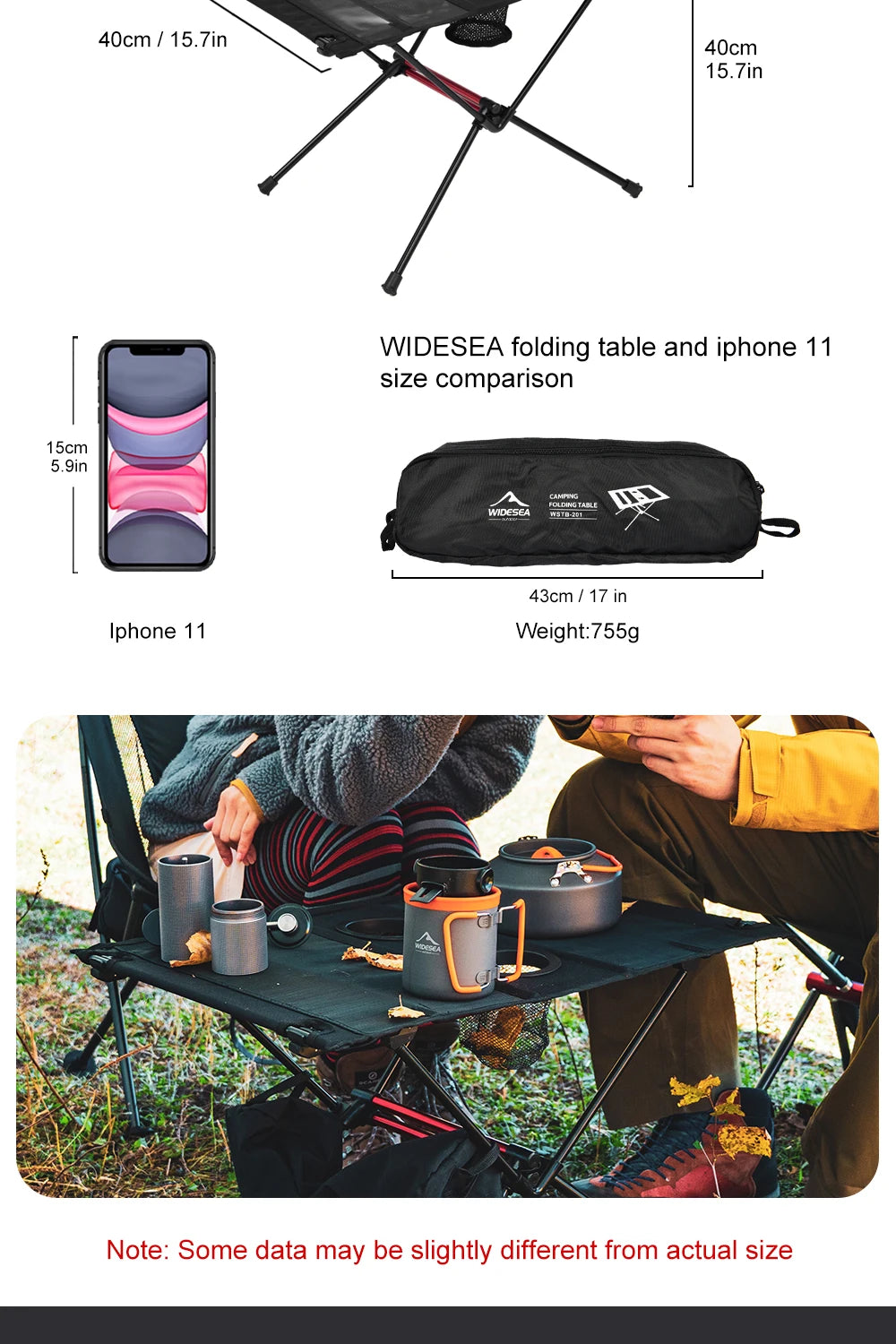 Foldable Outdoor Travel Table