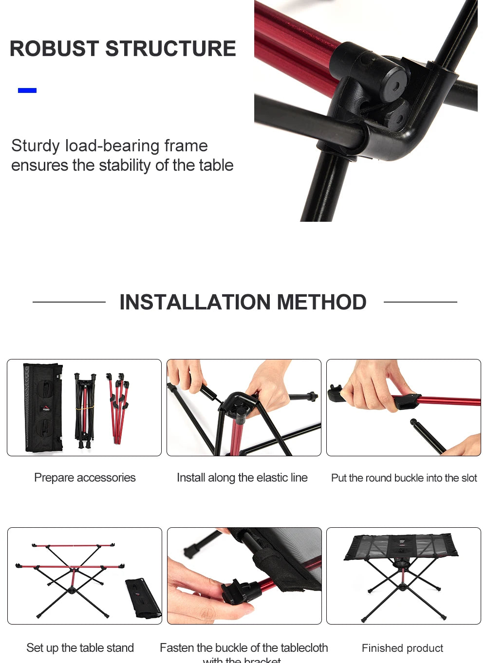 Foldable Outdoor Travel Table