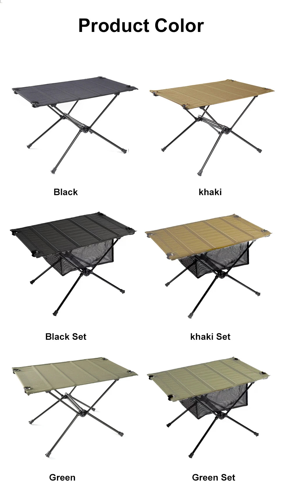 ChicCamp Roll-Up Table