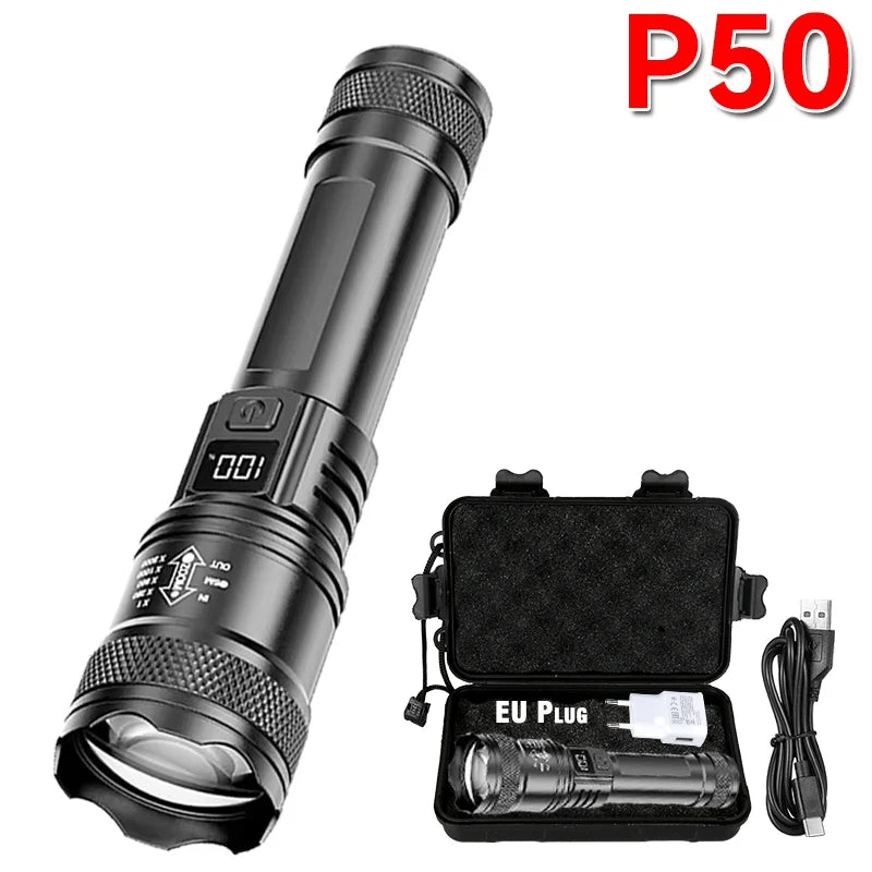 2000LM Ultra Bright P50 LED Flashlight Emergency Torch