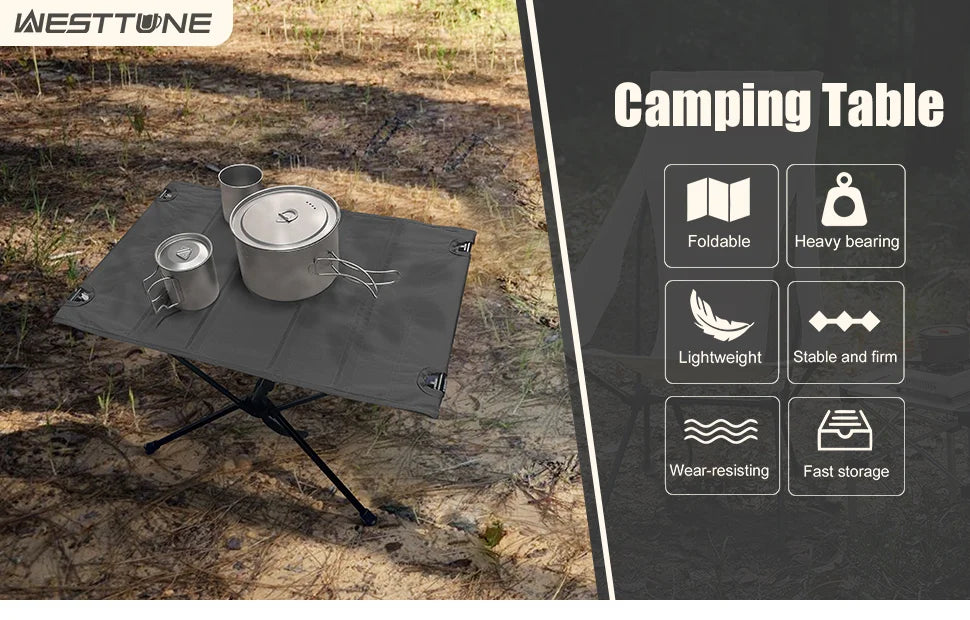 ChicCamp Roll-Up Table