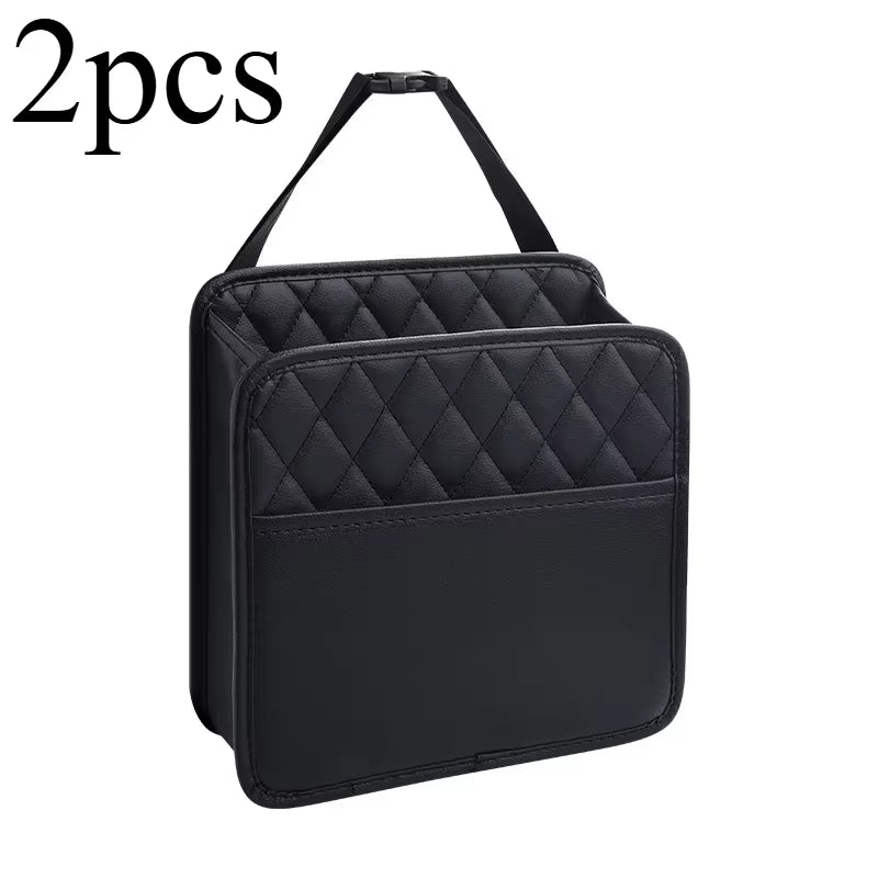 Car Organizer Multi-Functional Car Seat Storage Bag Waterproof Hanging Car Seat Organizer Garbage Bag Suitable for Most Car