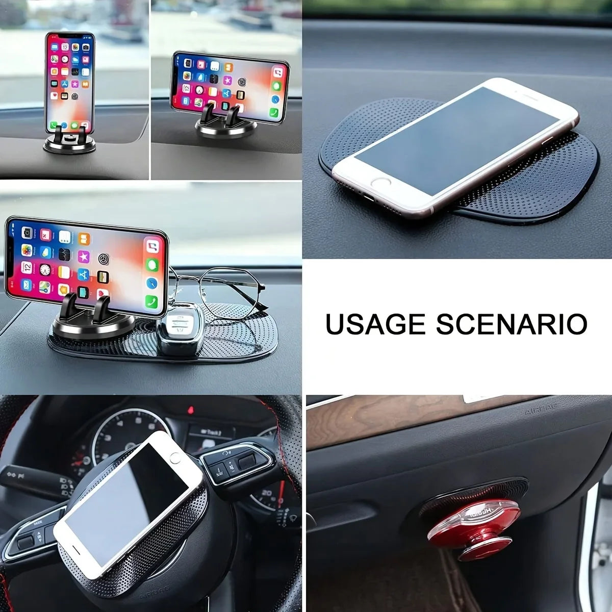 Black Silicone Dashboard Grip