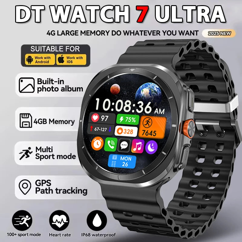 Watch 7 Ultra 2025 Smart Watch Men with 7 in 1 Tool Set