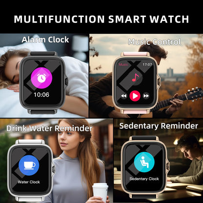 1.83'' Waterproof Smart Watch With Call & Alerts