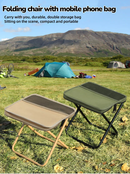 Outdoor Folding Backpack-Style Bench