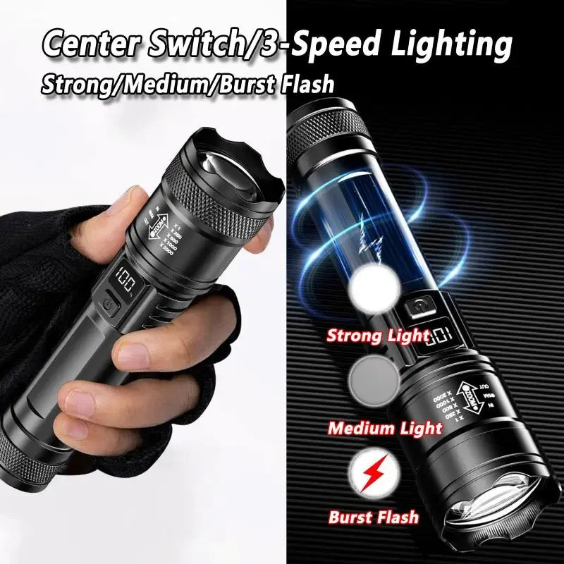 2000LM Ultra Bright P50 LED Flashlight Emergency Torch