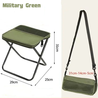 Outdoor Folding Backpack-Style Bench