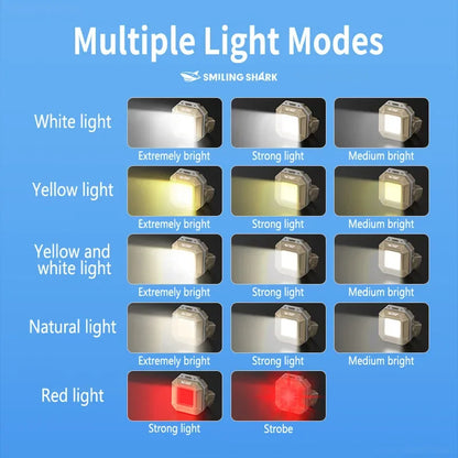 Smiling Shark TIP067 Mini COB Light for Adventure Nights
