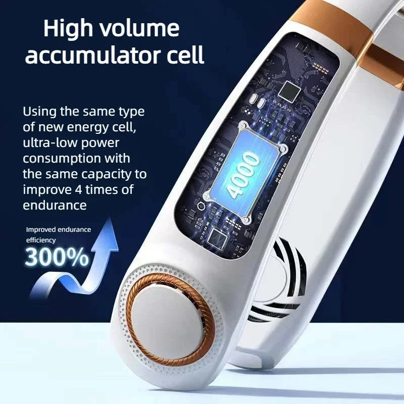 BreezeLoop Wearable Neck Fan