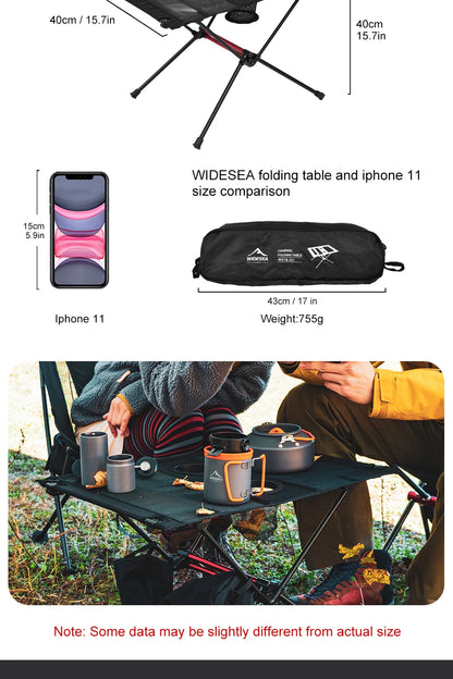 Foldable Outdoor Travel Table