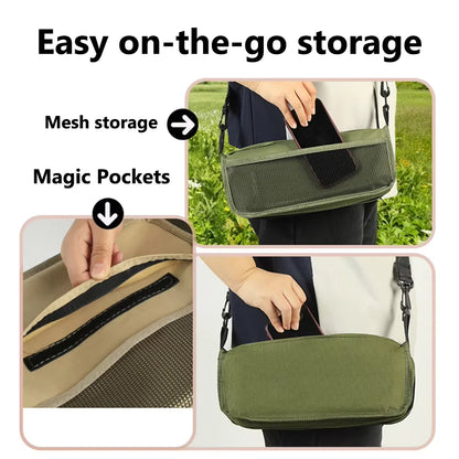 Outdoor Folding Backpack-Style Bench