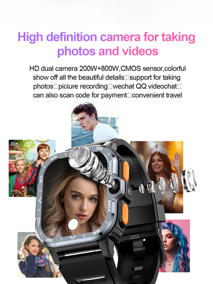 Valdus PGD Android Smart Watch Men GPS & Dual Camera