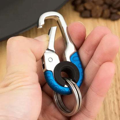Keychain Buckle for Men Stainless Steel Outdoor Key Ring