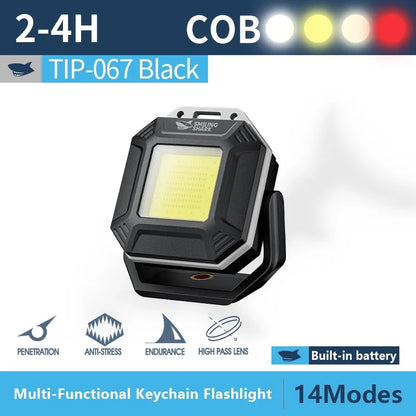 Smiling Shark TIP067 Mini COB Light for Adventure Nights