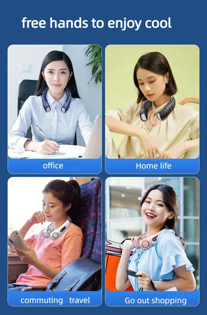 BreezeLoop Wearable Neck Fan