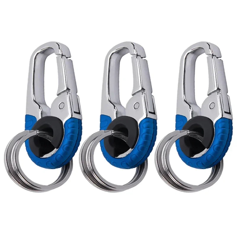 Keychain Buckle for Men Stainless Steel Outdoor Key Ring