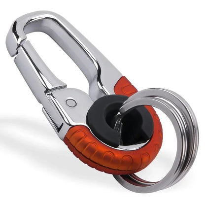 Keychain Buckle for Men Stainless Steel Outdoor Key Ring