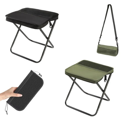 Outdoor Folding Backpack-Style Bench
