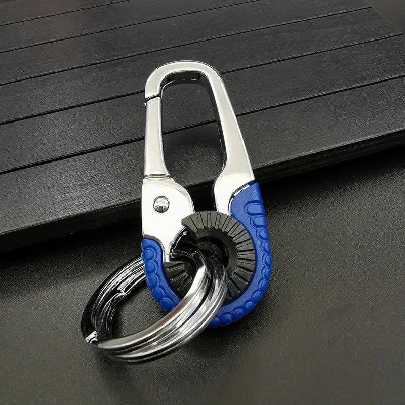 Keychain Buckle for Men Stainless Steel Outdoor Key Ring