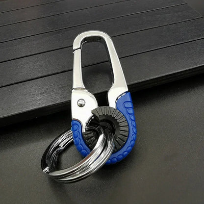 Keychain Buckle for Men Stainless Steel Outdoor Key Ring