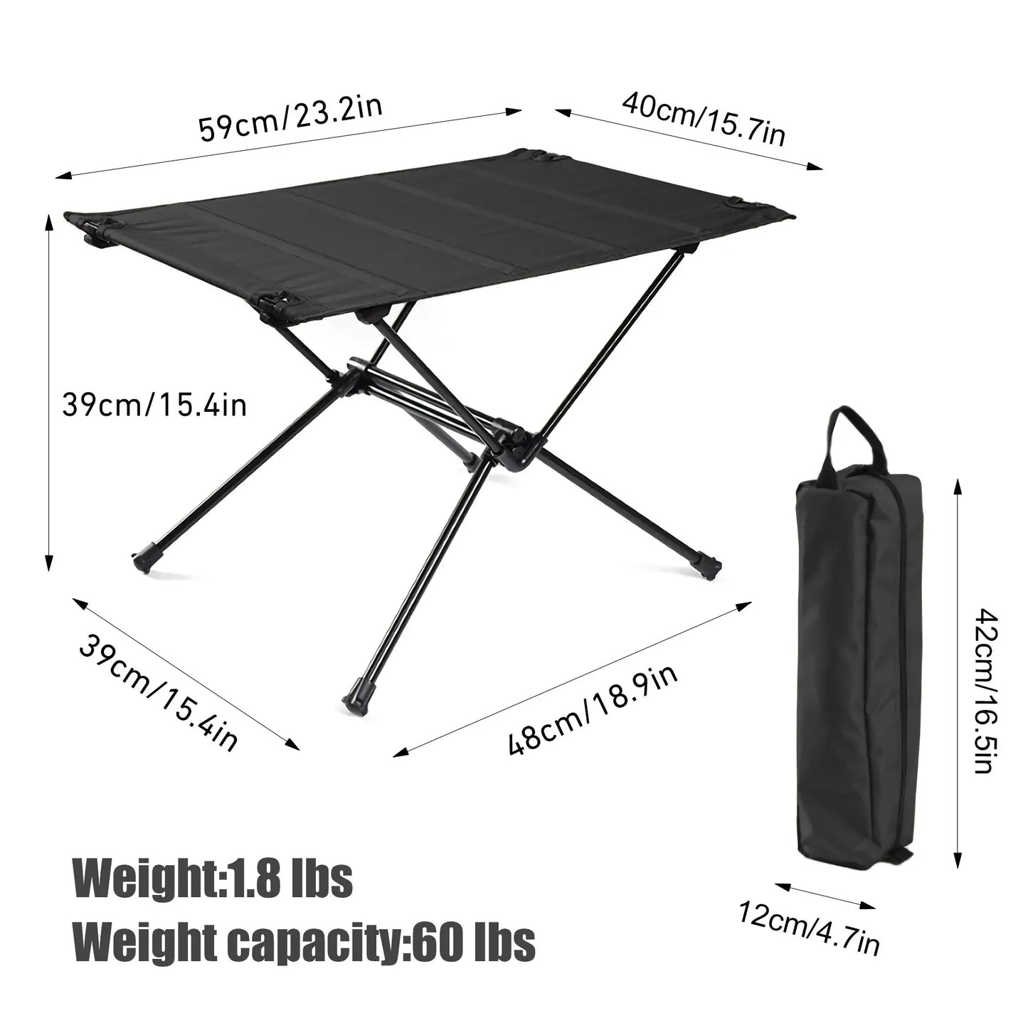 ChicCamp Roll-Up Table