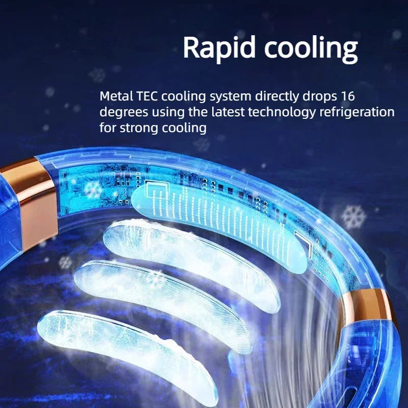 BreezeLoop Wearable Neck Fan