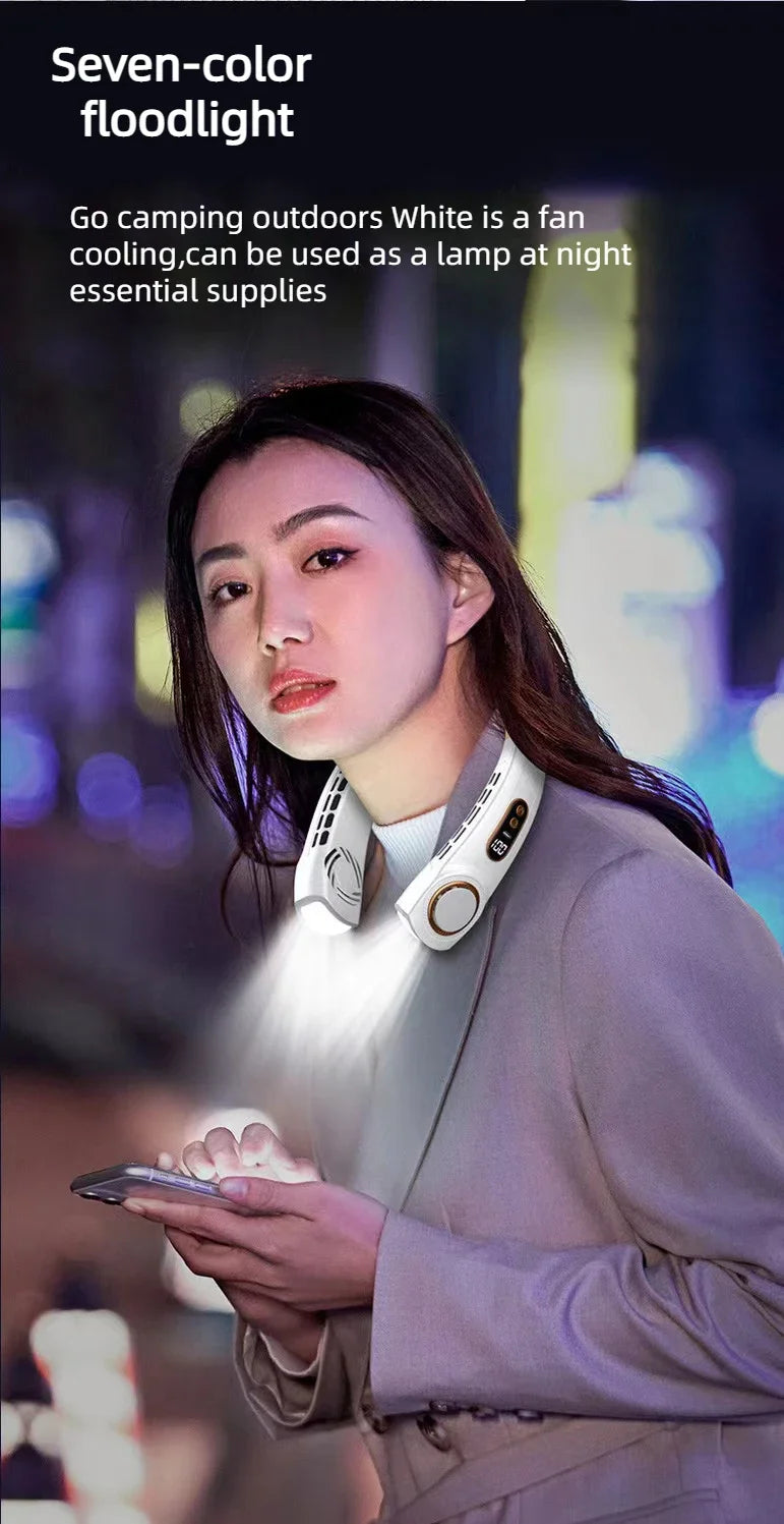 BreezeLoop Wearable Neck Fan