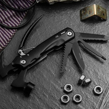 Multi Tools 12 In 1 Claw Hammer Knife Lifesaving Hand Tool