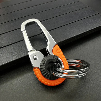 Keychain Buckle for Men Stainless Steel Outdoor Key Ring