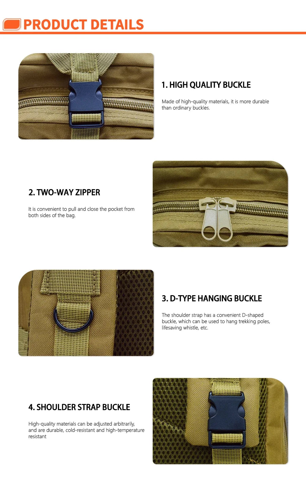 Tactical Camo Fishing Packs