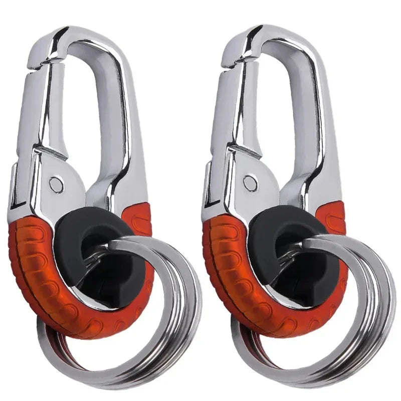 Keychain Buckle for Men Stainless Steel Outdoor Key Ring