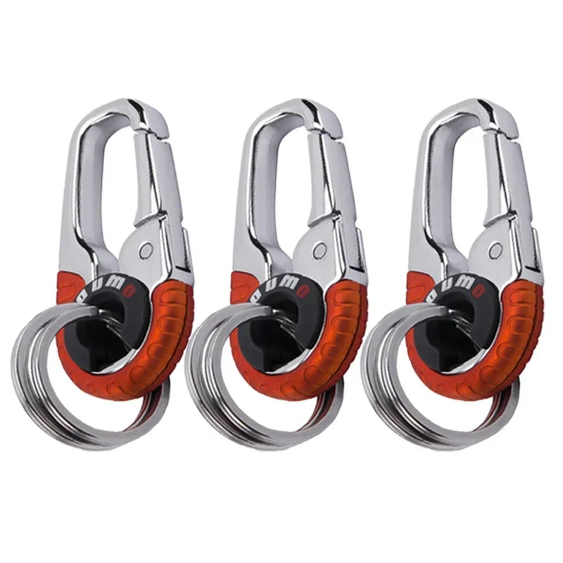 Keychain Buckle for Men Stainless Steel Outdoor Key Ring