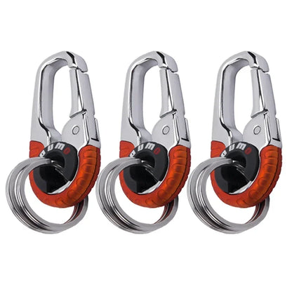 Keychain Buckle for Men Stainless Steel Outdoor Key Ring