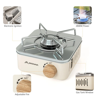 Mini Camping Gas Stove Portable Travel Picnic Butane Burner