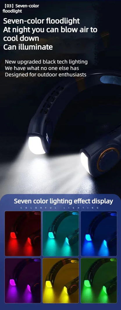 BreezeLoop Wearable Neck Fan