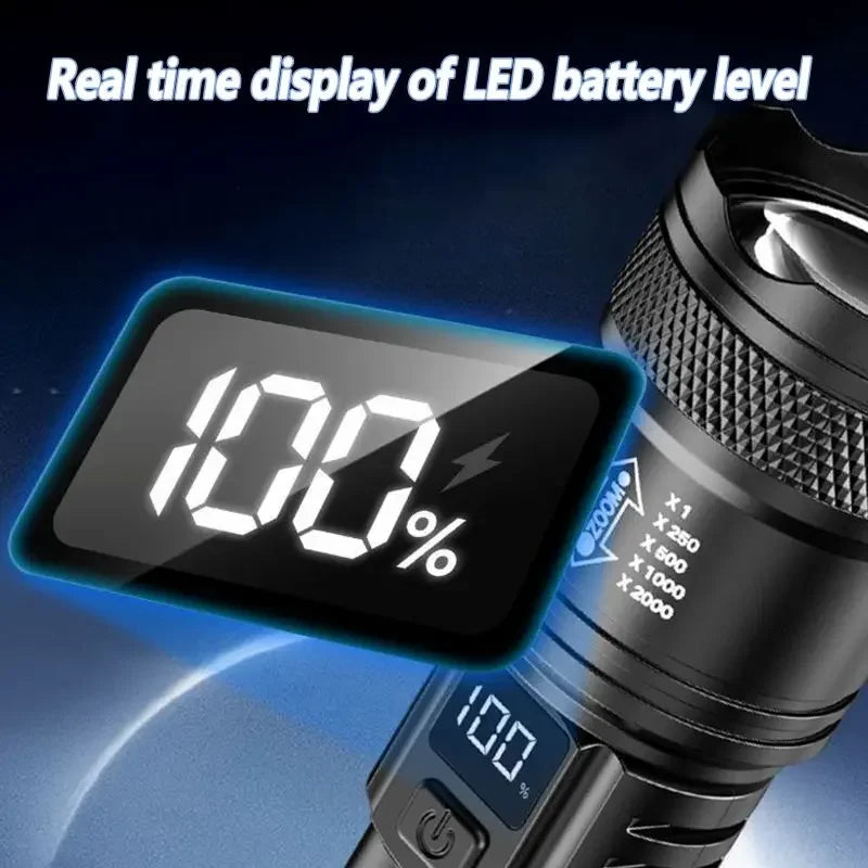2000LM Ultra Bright P50 LED Flashlight Emergency Torch