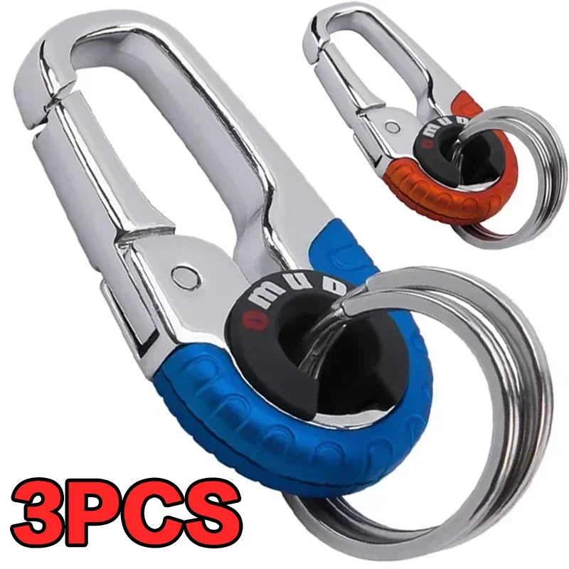 Keychain Buckle for Men Stainless Steel Outdoor Key Ring