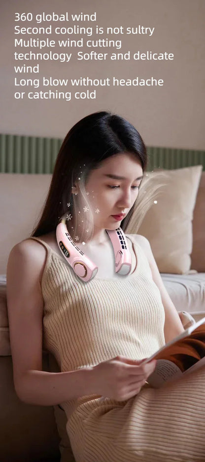 BreezeLoop Wearable Neck Fan
