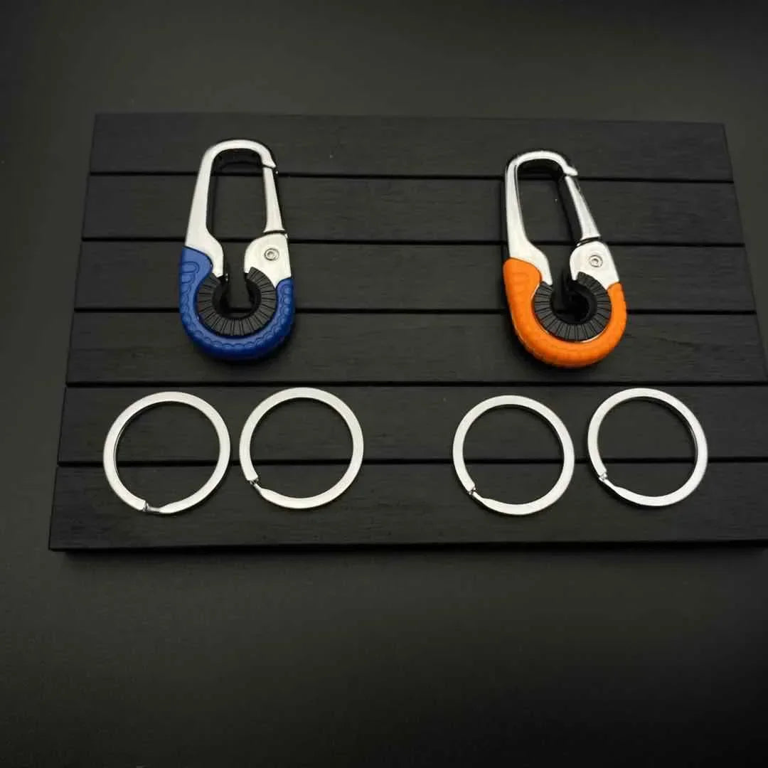 Keychain Buckle for Men Stainless Steel Outdoor Key Ring