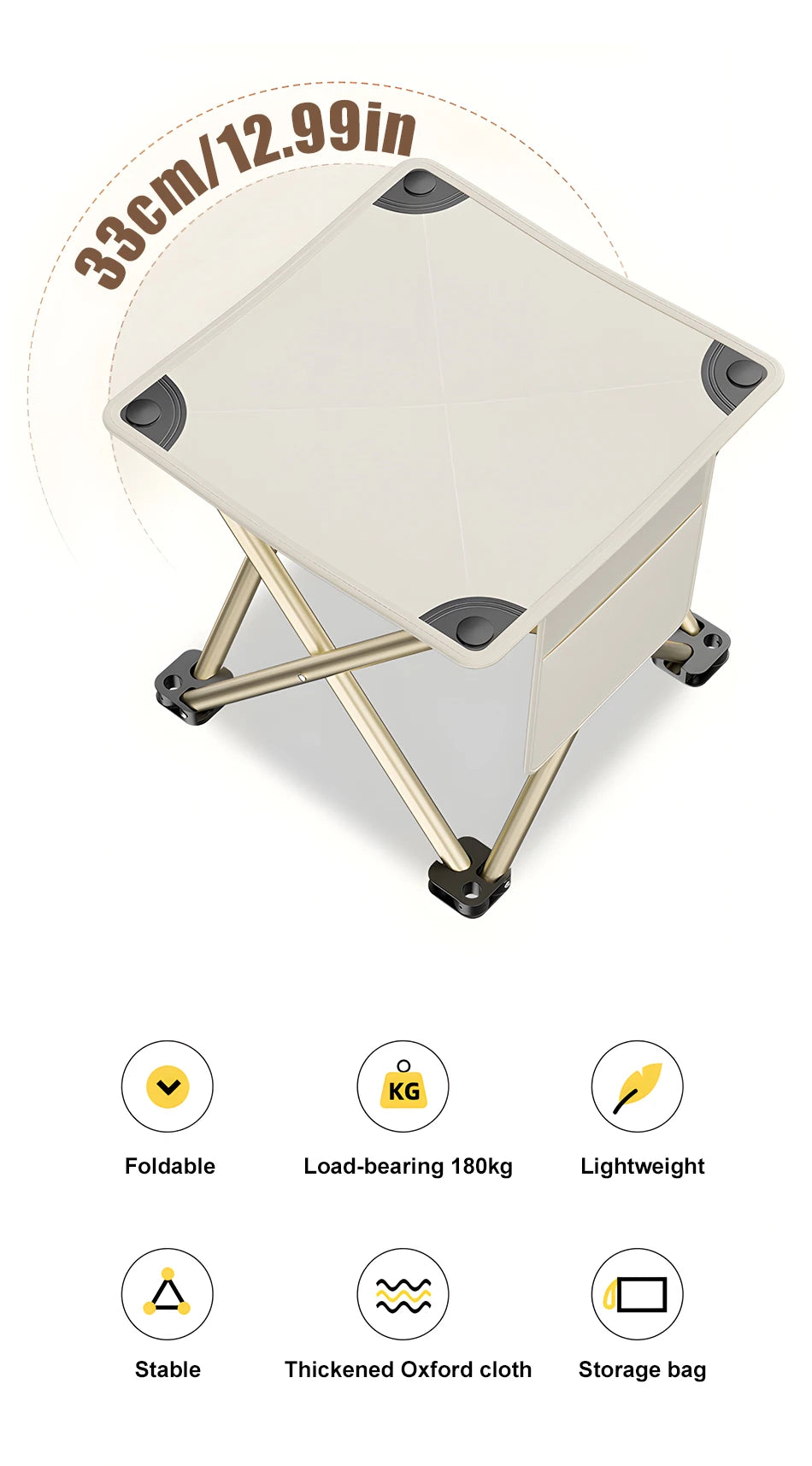 FoldMate™ Ultralight Camp Stool