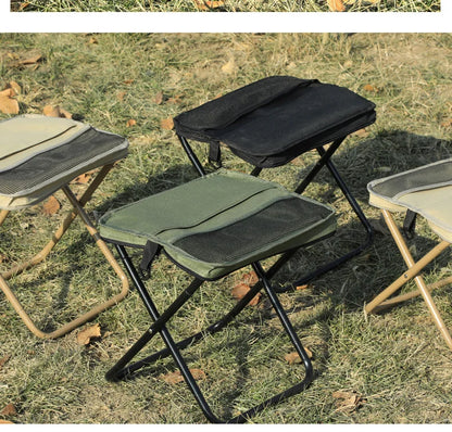 Outdoor Folding Backpack-Style Bench