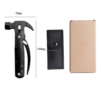 Multi Tools 12 In 1 Claw Hammer Knife Lifesaving Hand Tool