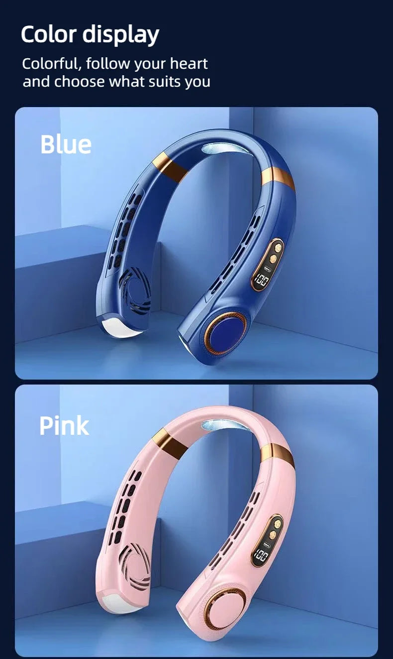 BreezeLoop Wearable Neck Fan