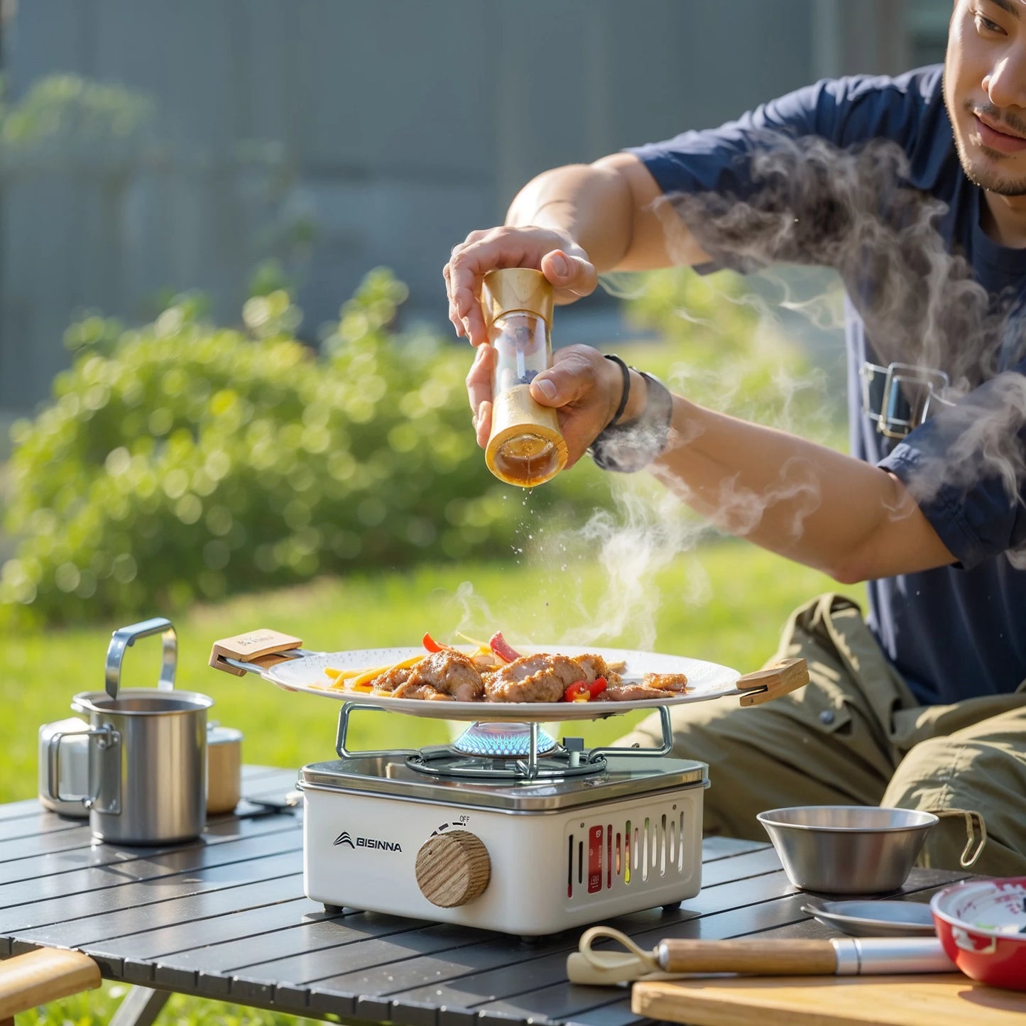 Mini Camping Gas Stove Portable Travel Picnic Butane Burner