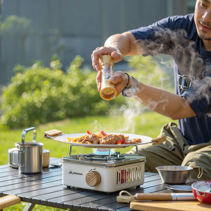Mini Camping Gas Stove Portable Travel Picnic Butane Burner