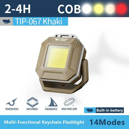 Smiling Shark TIP067 Mini COB Light for Adventure Nights