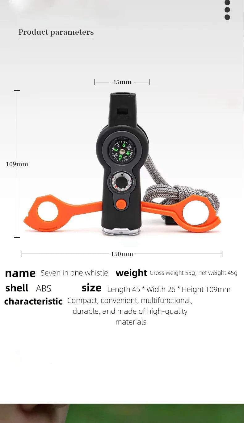 Survivor Style Whistle Tool