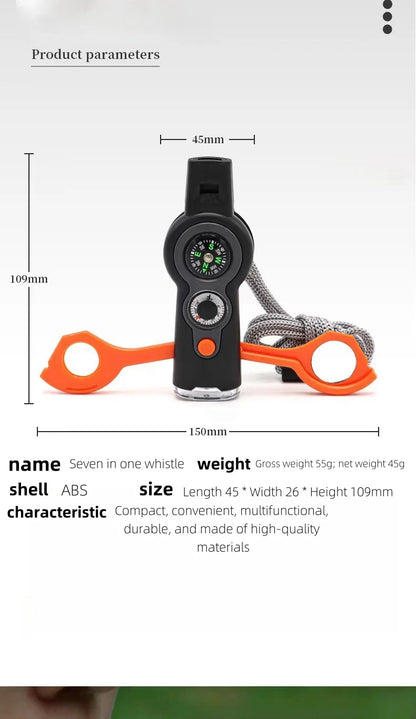 Survivor Style Whistle Tool